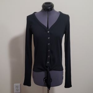 Hollister tie-front shirt